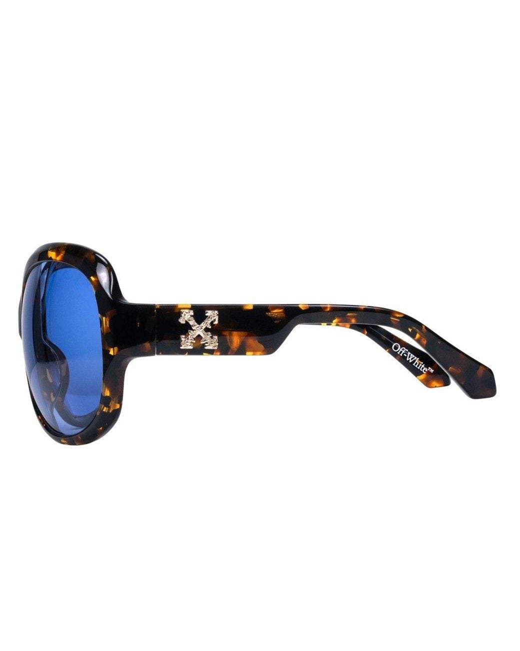 Off-White c/o Virgil Abloh Blue Ow1067 Ellington 162 Sunglasses Acetate Squared Normal
