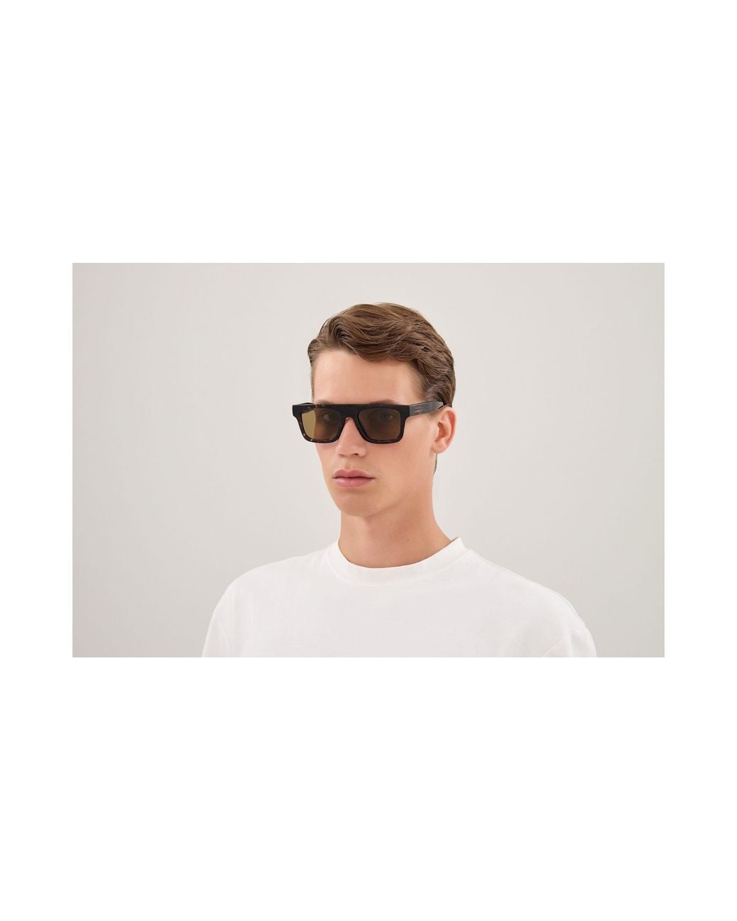 Gucci Black Gg2235S 003 Sunglasses Injected Squared for men