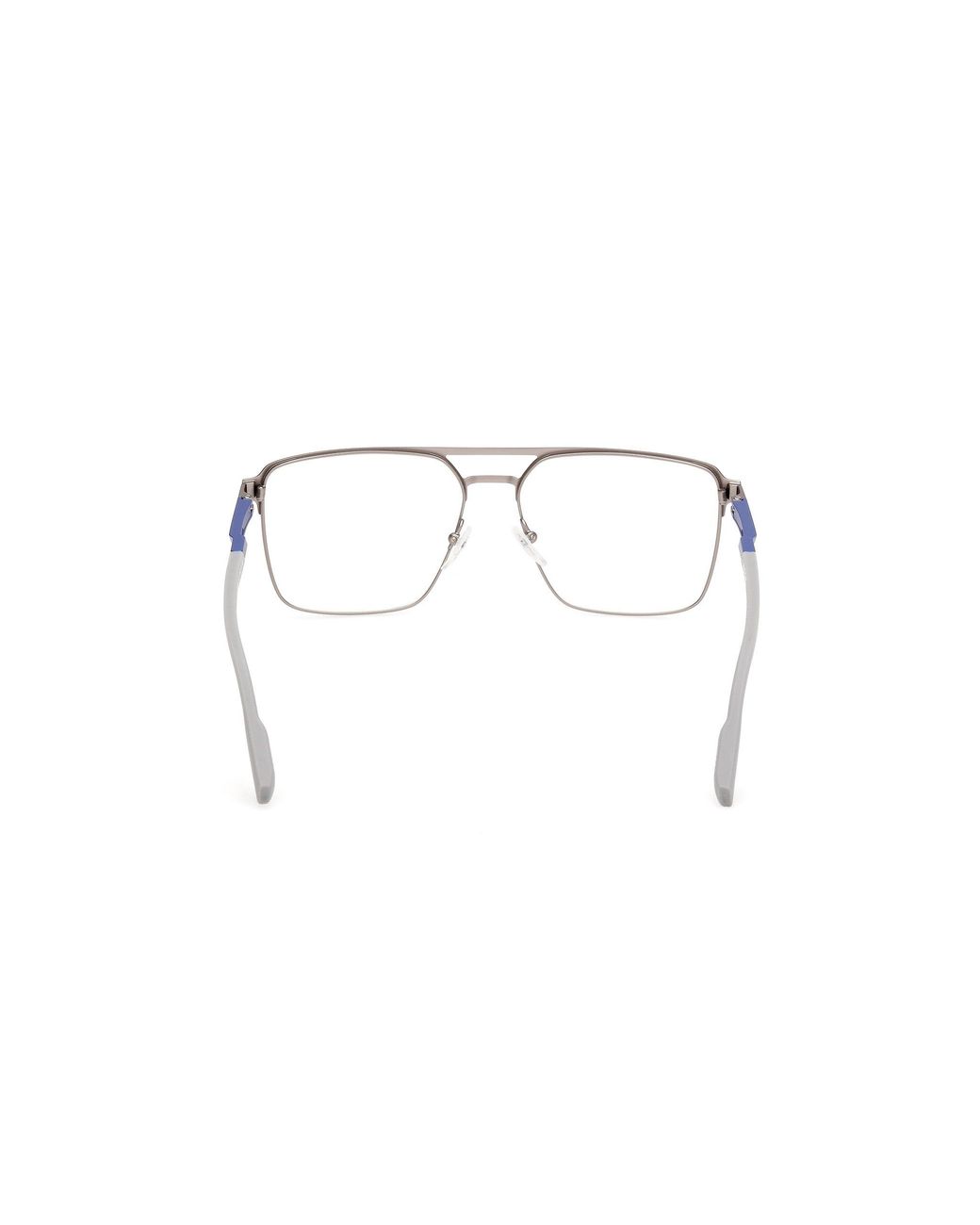 Adidas Originals Black Sp5069 15 Optical Frames Metal Geometric Normal for men