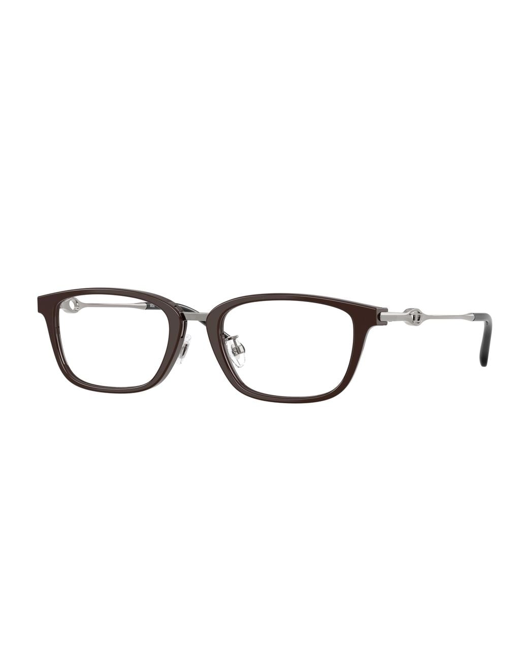 DIESEL Black Dl4032D 2073 Optical Frames Acetate Transparent Squared Normal