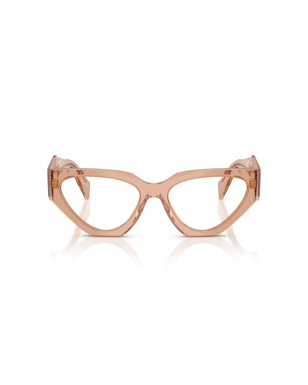 Prada Black Pr C07V 20H1O1 Optical Frames Acetate Geometric Normal