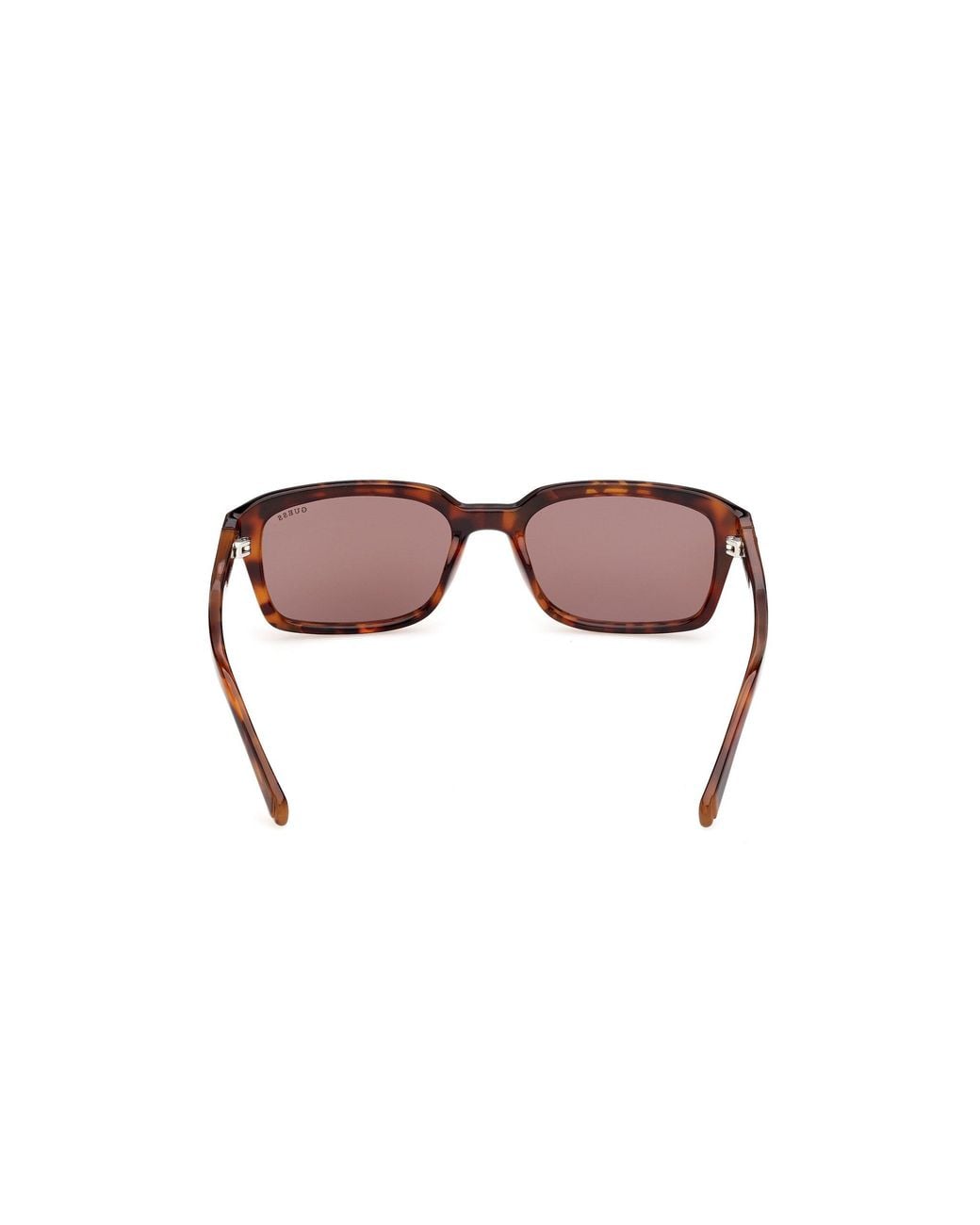Guess Black Gu00365 52E Sunglasses Injected Squared Normal for men