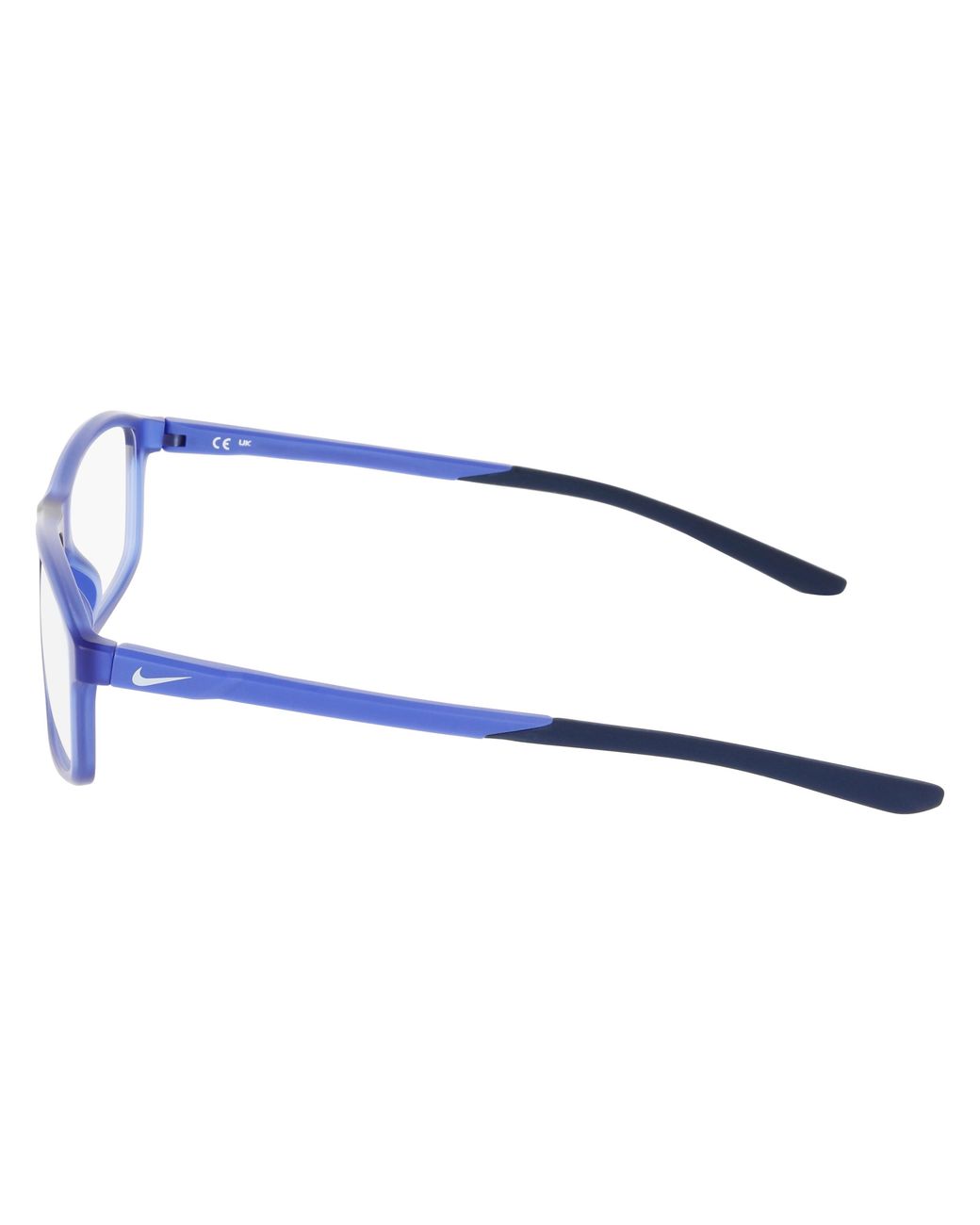 Nike Black 7291 431 Optical Frames Bio-Inject Squared Normal for men