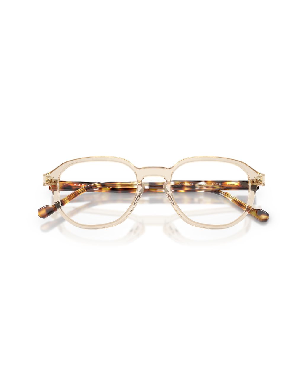 Vogue Eyewear Black Vo5708 2990 Optical Frames Acetate Transparent Geometric Normal for men