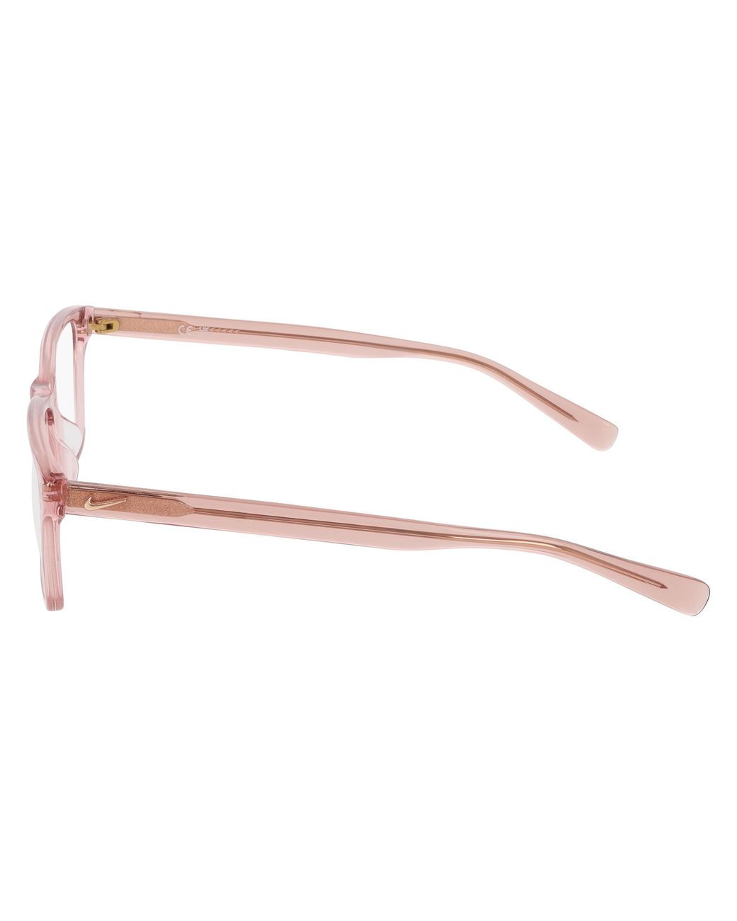 Nike Black 1000Y 682 Optical Frames Acetate Squared Normal