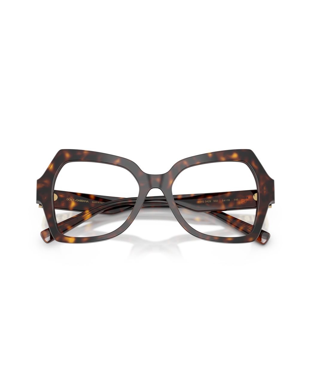 Dolce & Gabbana Black Dg3429 502 Optical Frames Acetate Butterfly Normal