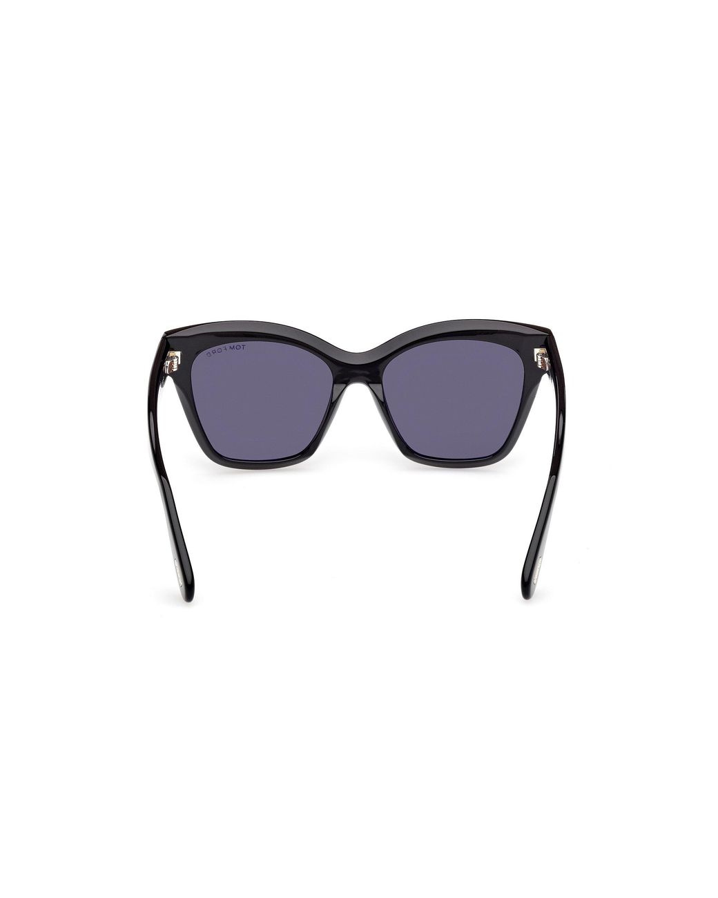 Tom Ford Black Ft1217 Elvira 01A Sunglasses Acetate Smoke Butterfly Normal