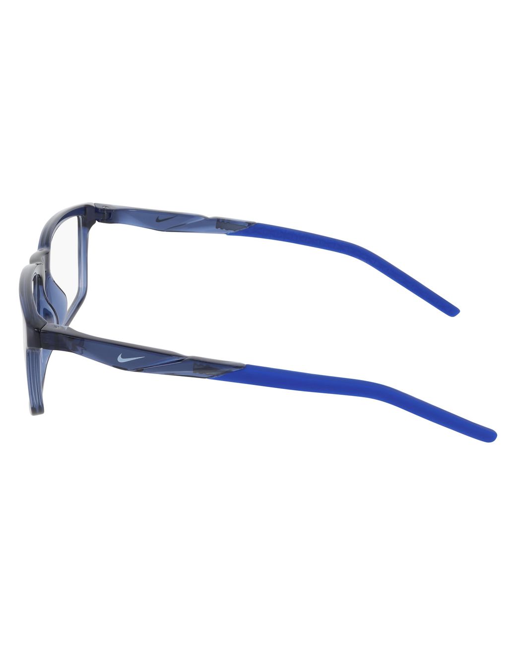 Nike Black 7295 410 Optical Frames Bio-Injected Squared Normal for men