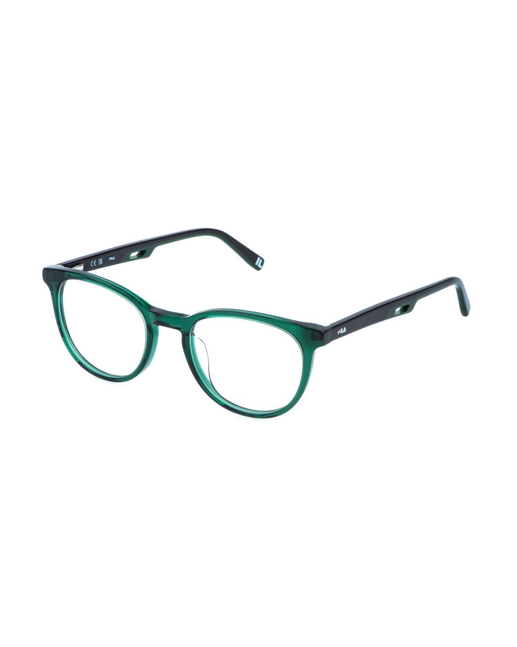 Fila Black Vfia91 0M40 Optical Frames Acetate Pantos for men