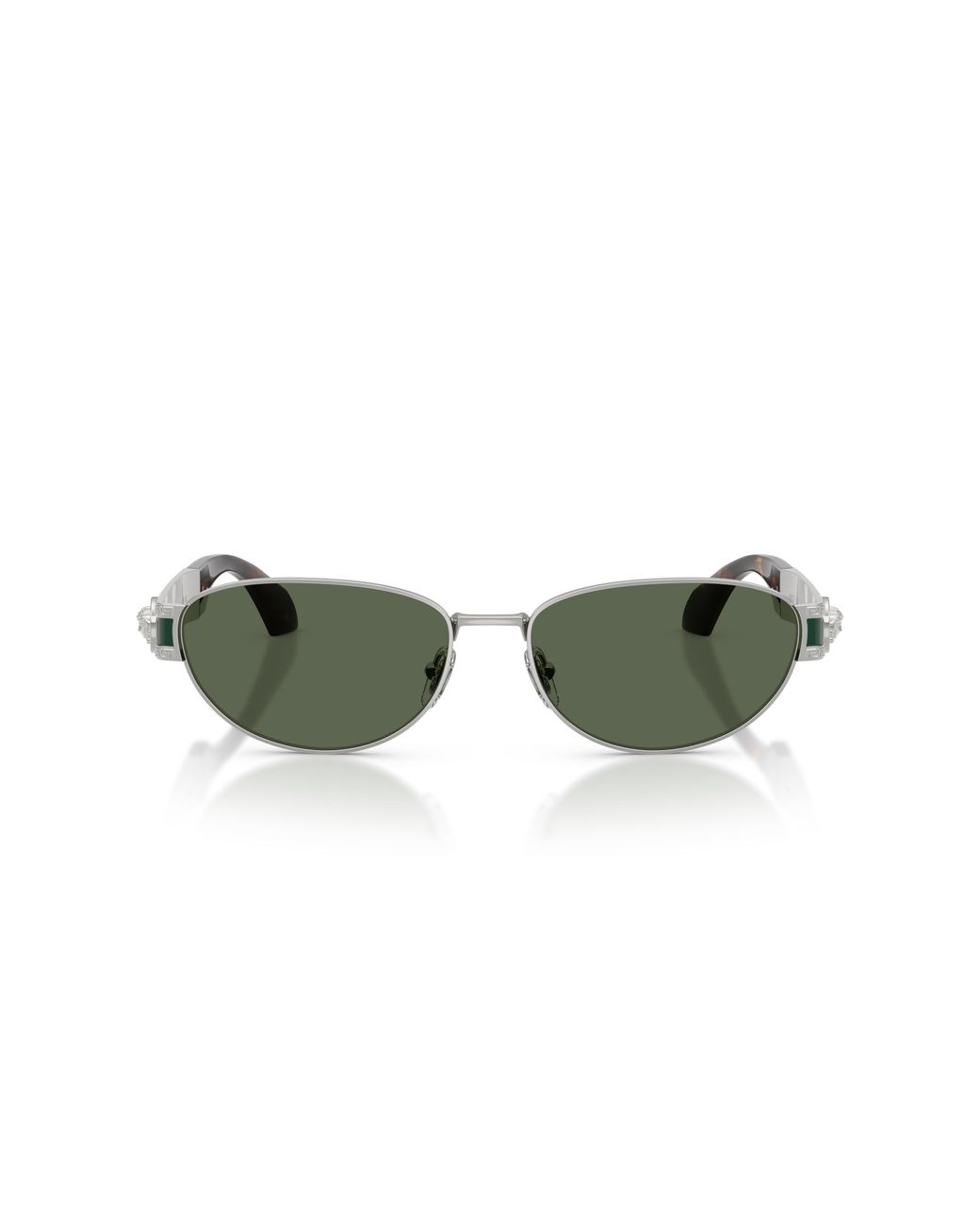 Versace Green Ve2304 152671 Sunglasses Metal Cat Eye Normal