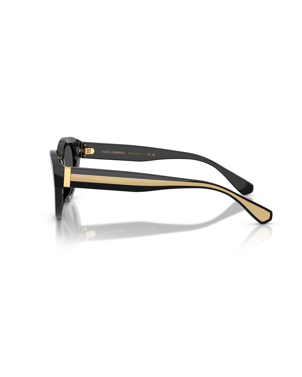 Dolce & Gabbana Black Dg4558 501/87 Sunglasses Acetate Butterfly Normal