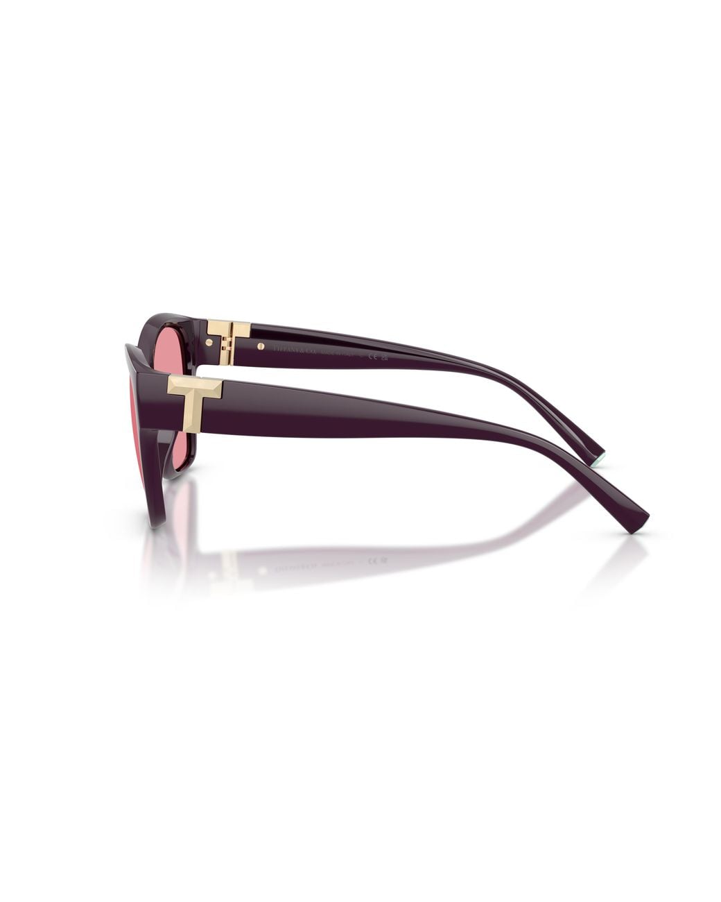 Tiffany & Co Black Tf4254U 84279L Sunglasses Injected Squared Mirror