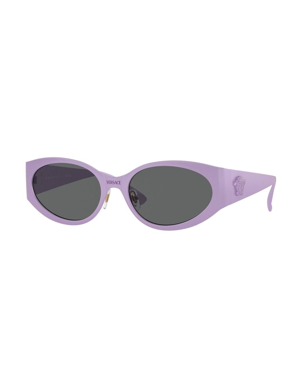 Versace Black Ve2263 150287 Sunglasses Metal Round Normal