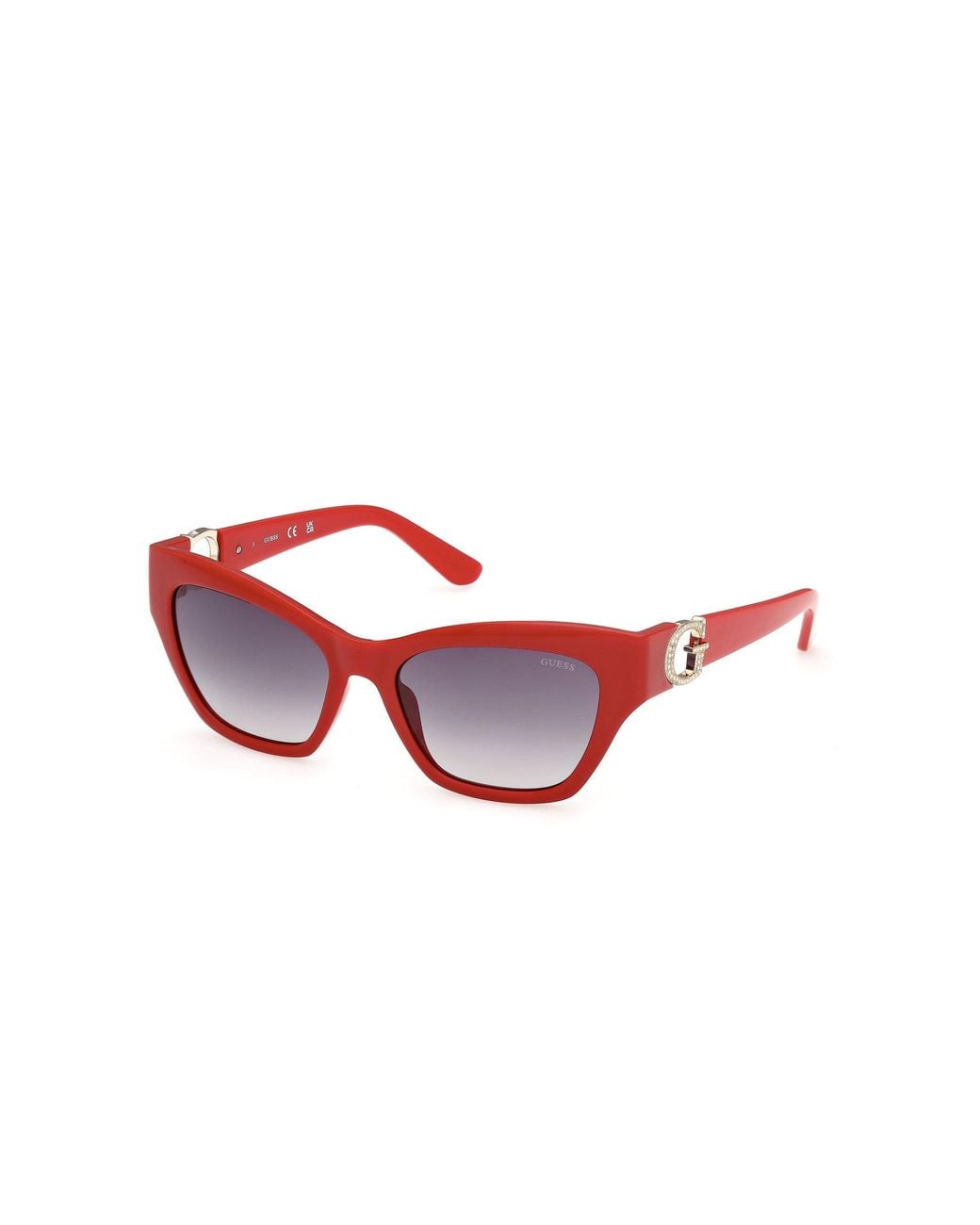 Guess Gu00360 66B Sunglasses Injected Smoke Squared Normal