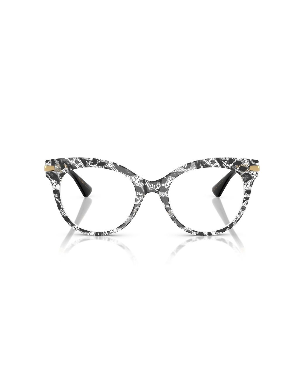 Dolce & Gabbana Black Dg3392 3287 Optical Frames Acetate Transparent Butterfly Normal