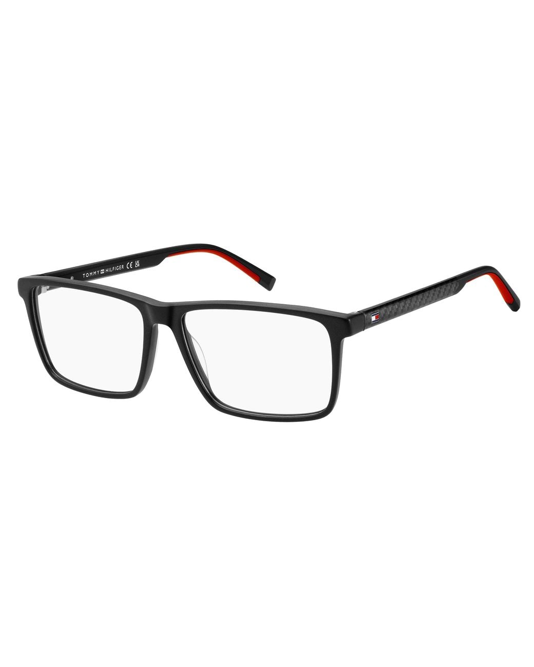Tommy Hilfiger Black Th 2198 Oit Optical Frames Acetate Squared Normal for men
