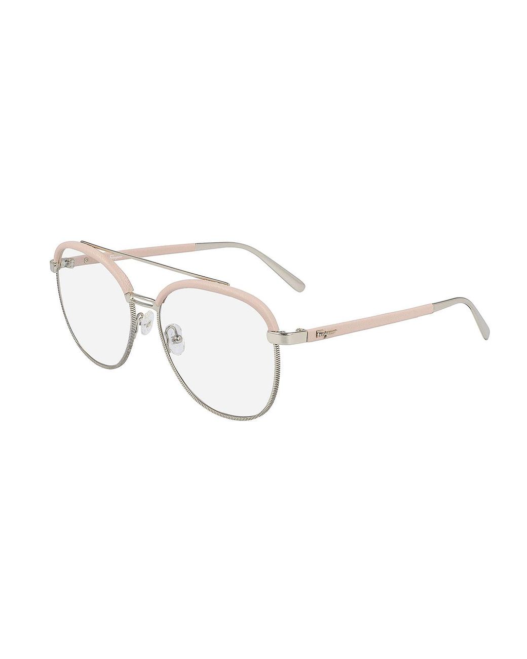 Ferragamo Black Sf2195L 42914 718 Optical Frames Metal Pilot