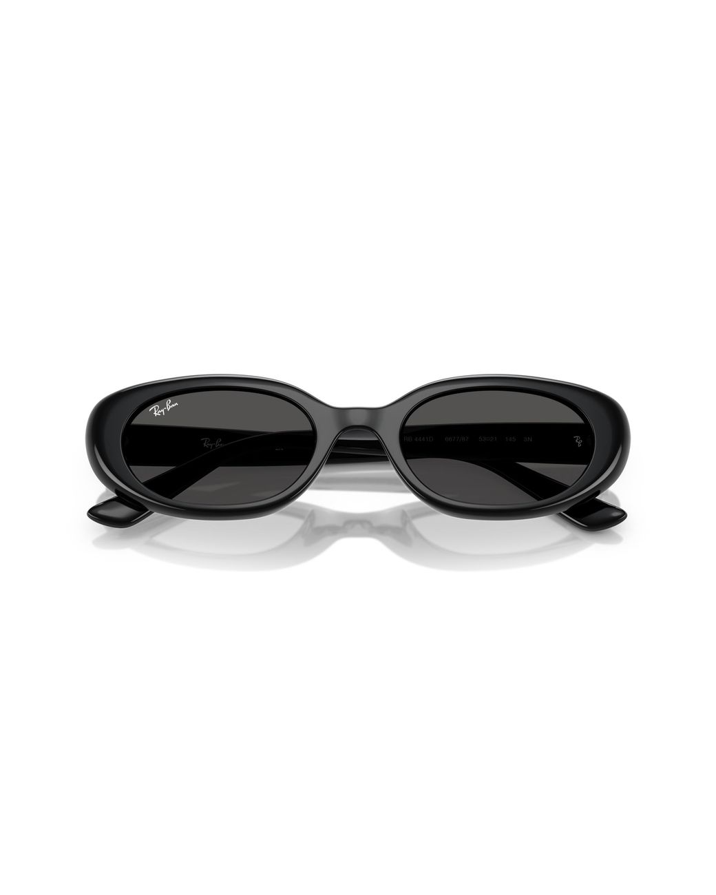 Ray-Ban Black Rb4441d Oval Sunglasses