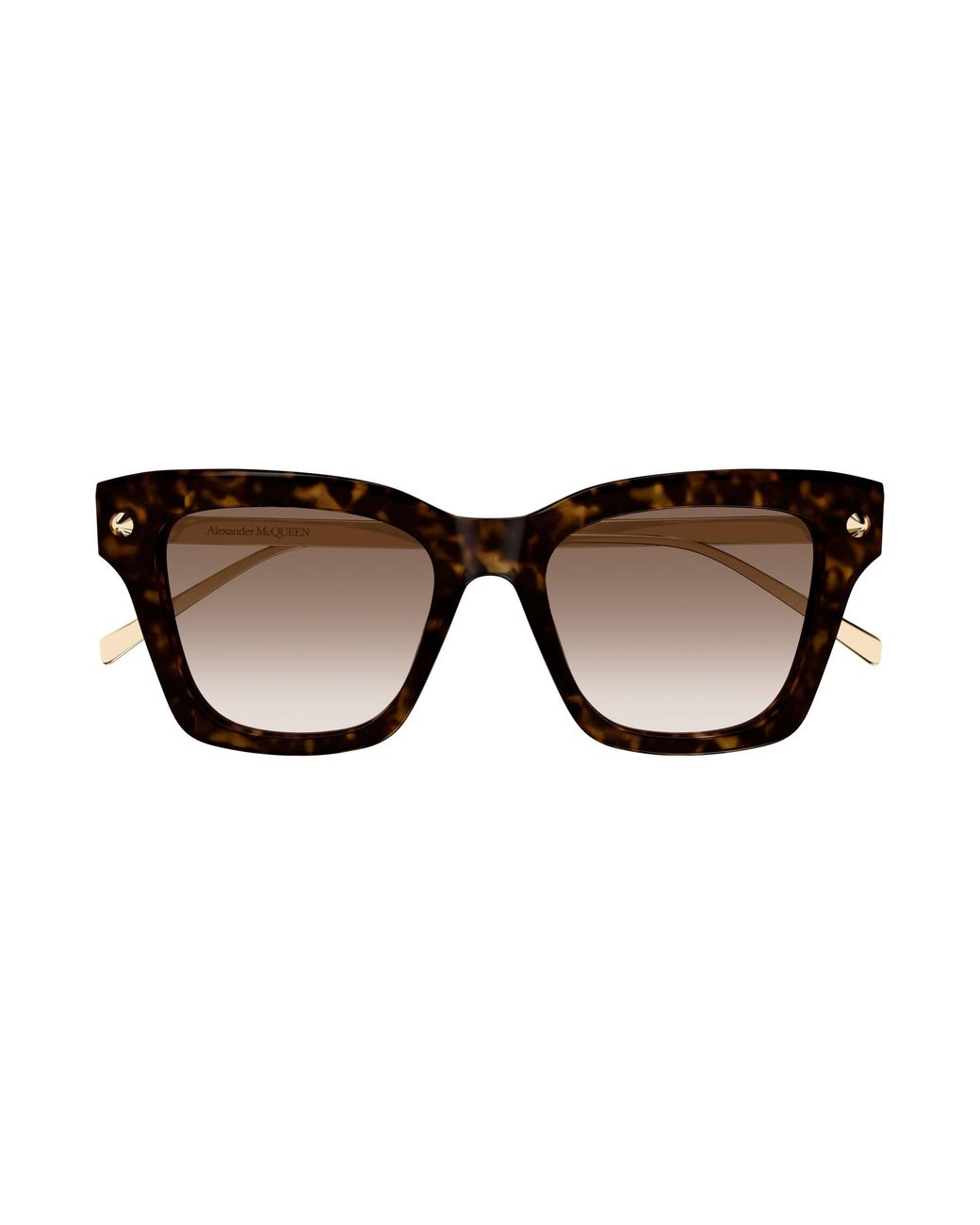 McQueen Black Am0483S 002 Sunglasses Acetate Squared