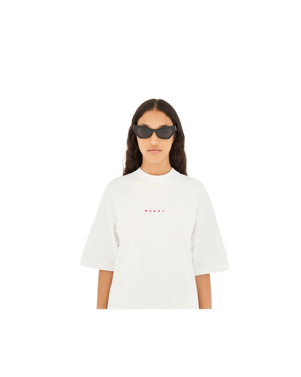 Marni Black Dyb Zelaryth Sunglasses Acetate Geometric