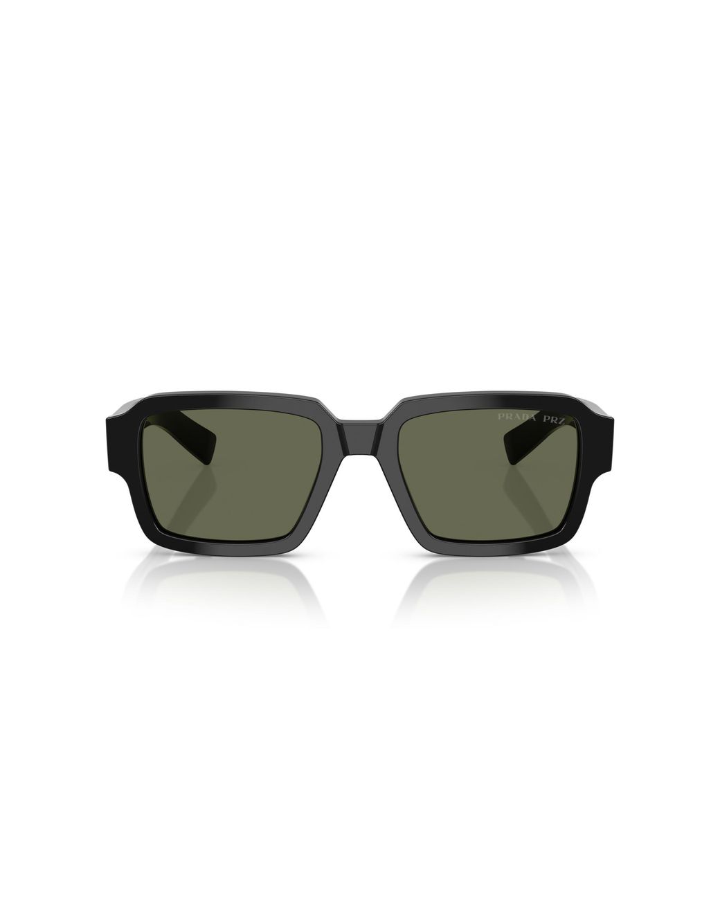 Prada Black Pr 02Zs 1Ab03R Sunglasses Acetate Squared Polarized for men