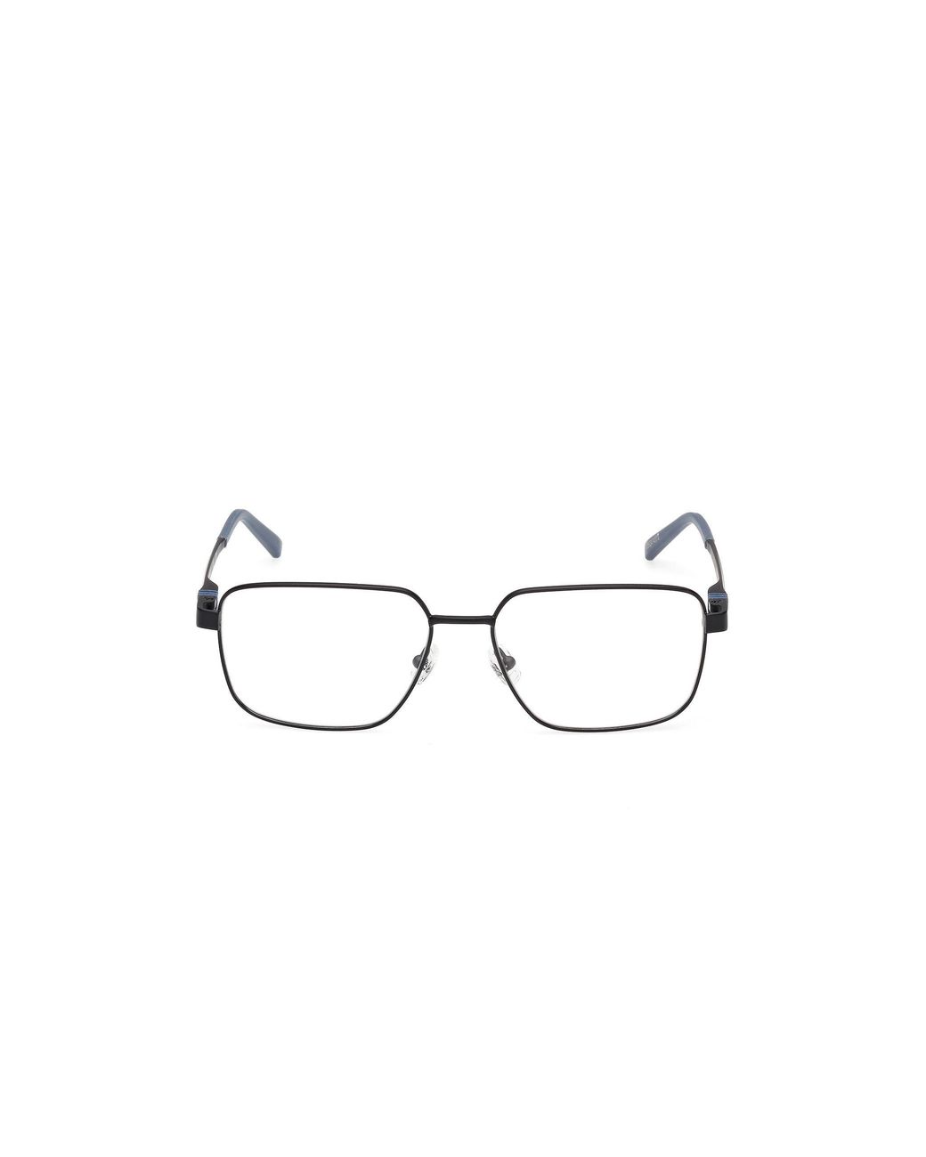 Timberland Black Tb50068 002 Optical Frames Metal Squared Normal for men