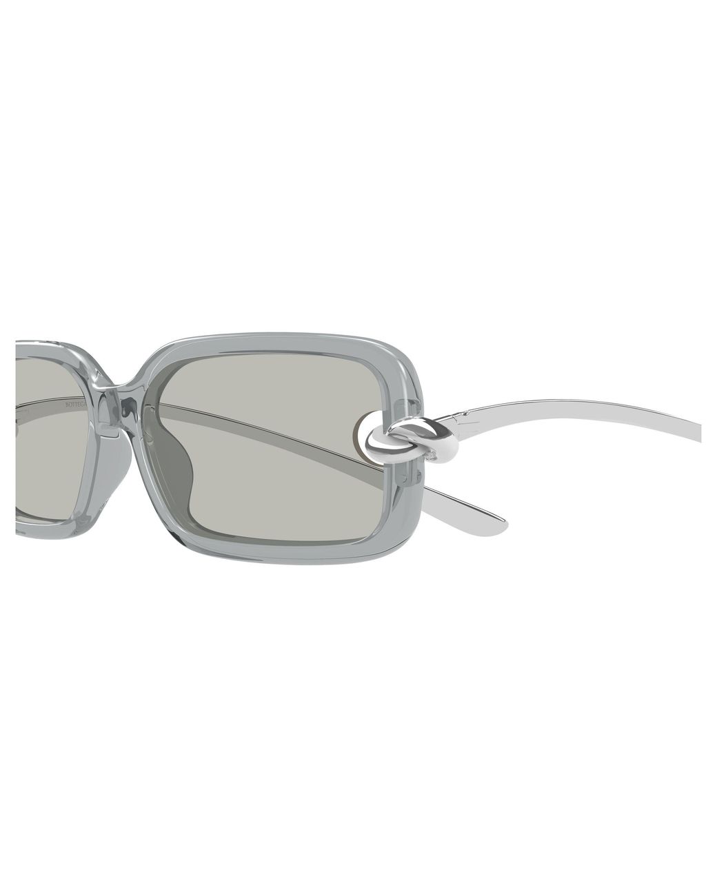 Bottega Veneta Black Bv1439S 004 Sunglasses Bio-Injected Squared