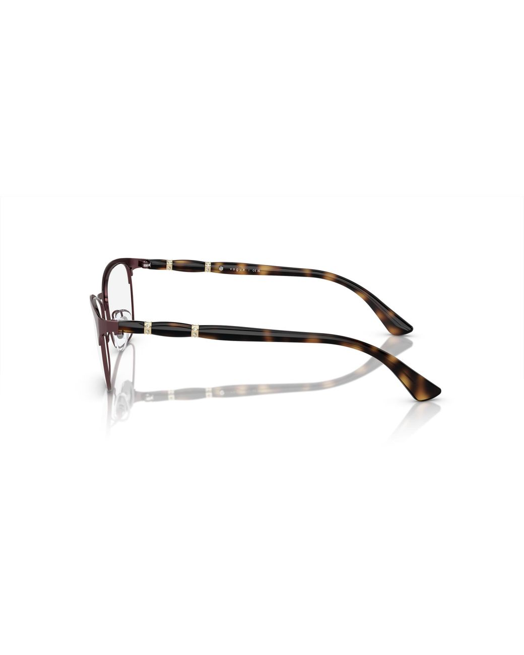 Vogue Eyewear Black Vo3987B 811 Optical Frames Metal Cat Eye Normal