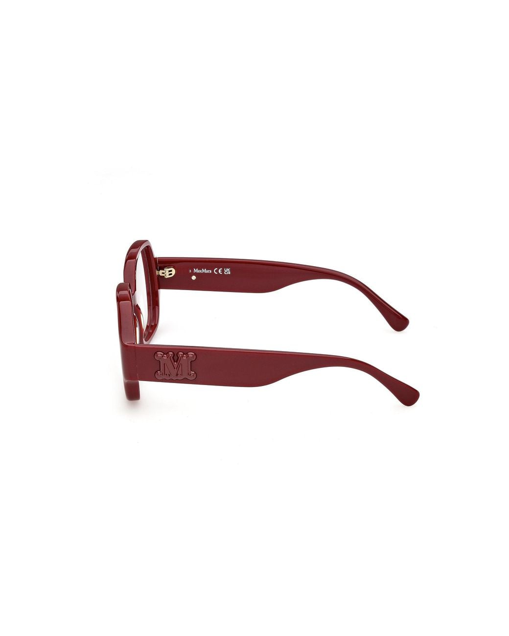 Max Mara Black Mm5252 69 Optical Frames Acetate Geometric Normal