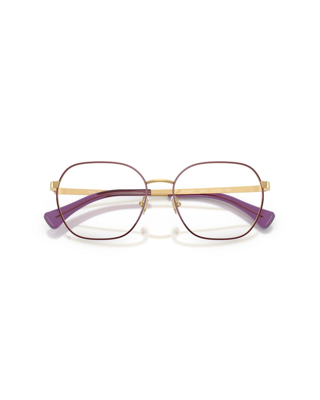Ralph Lauren Black Ra6051 9367 Optical Frames Metal Geometric Normal
