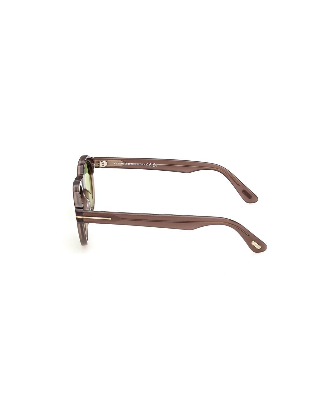Tom Ford Black Ft1404 Nils-02 48N Sunglasses Acetate Round Normal for men