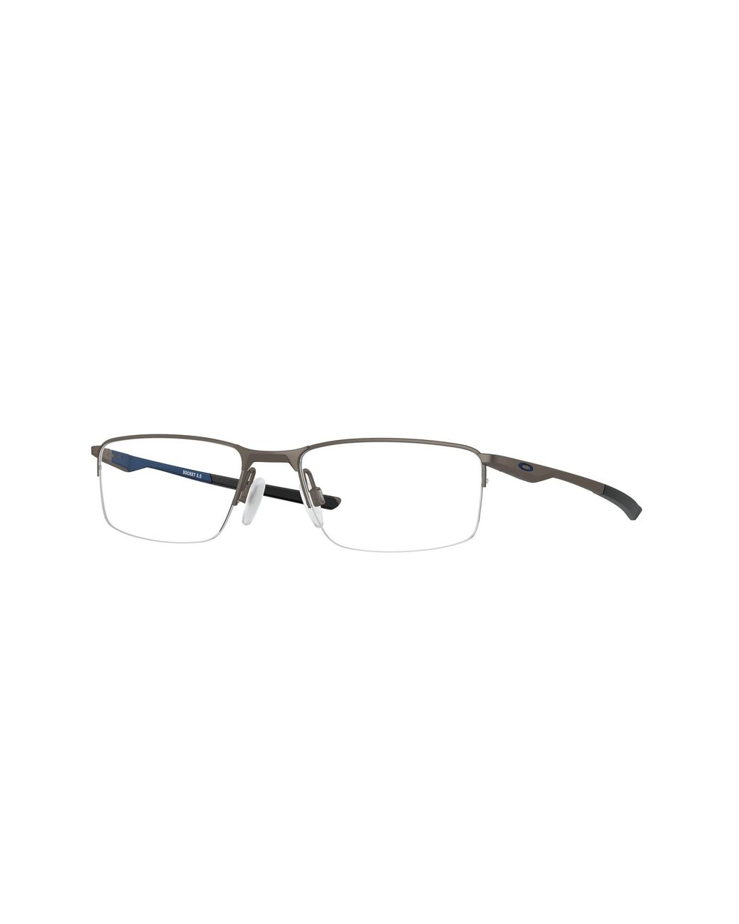 Oakley Black Ox3218 Socket 5.5 321802 Optical Frames Metal Squared Normal for men