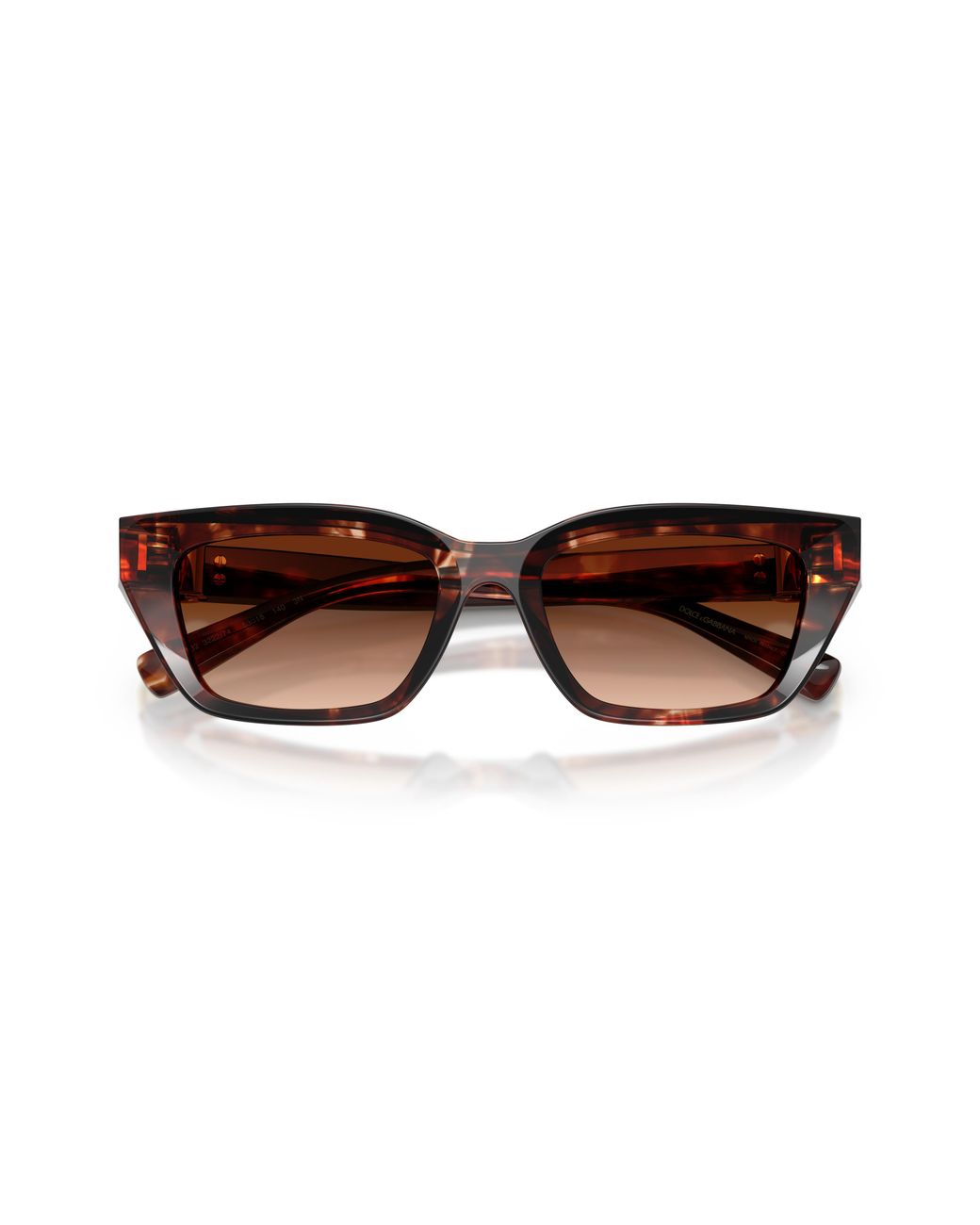 Dolce & Gabbana Black Dg4532 322274 Sunglasses Acetate Cat Eye Normal Nuanced