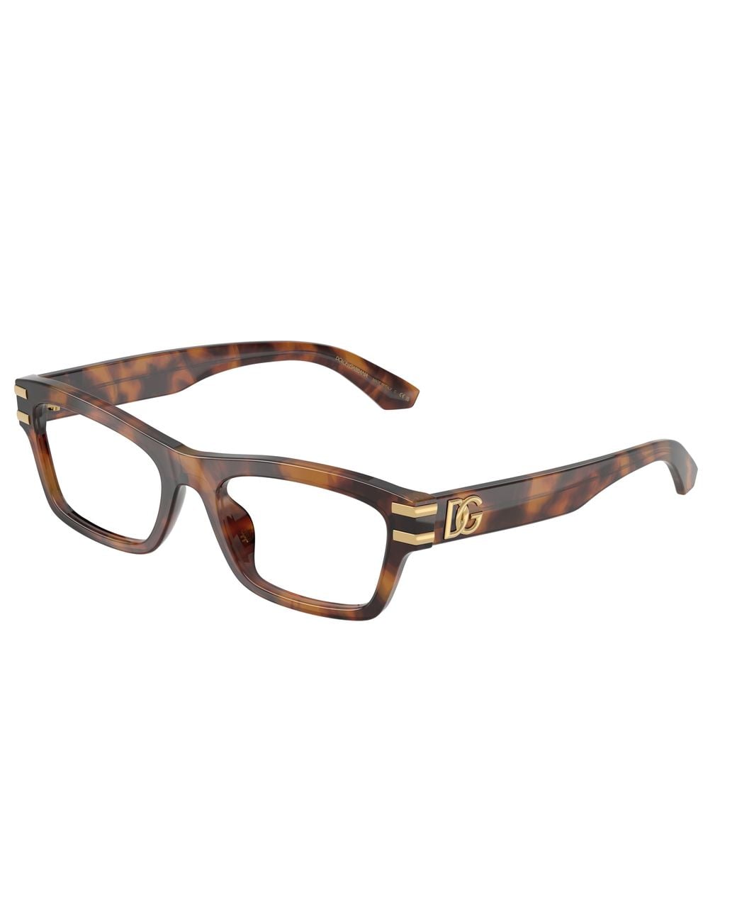 Dolce & Gabbana Black Dg3454 3497 Optical Frames Acetate Transparent Squared Normal