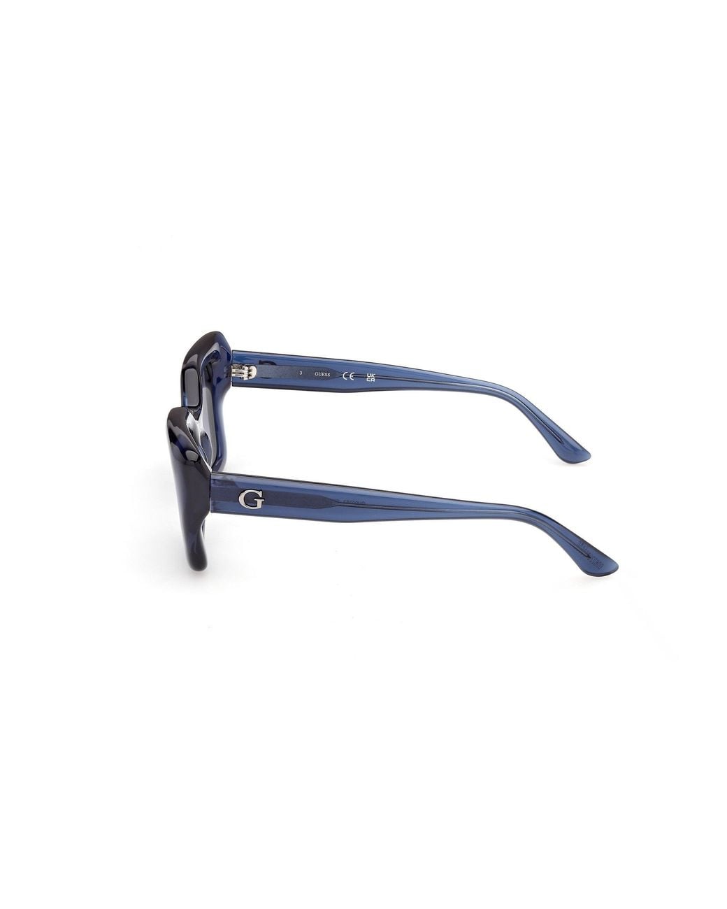 Guess Black Gu00353 90W Sunglasses Injected Squared Normal