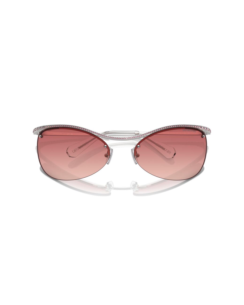 Swarovski Black Sk7018 4001A5 Sunglasses Metal Geometric Normal Shaded