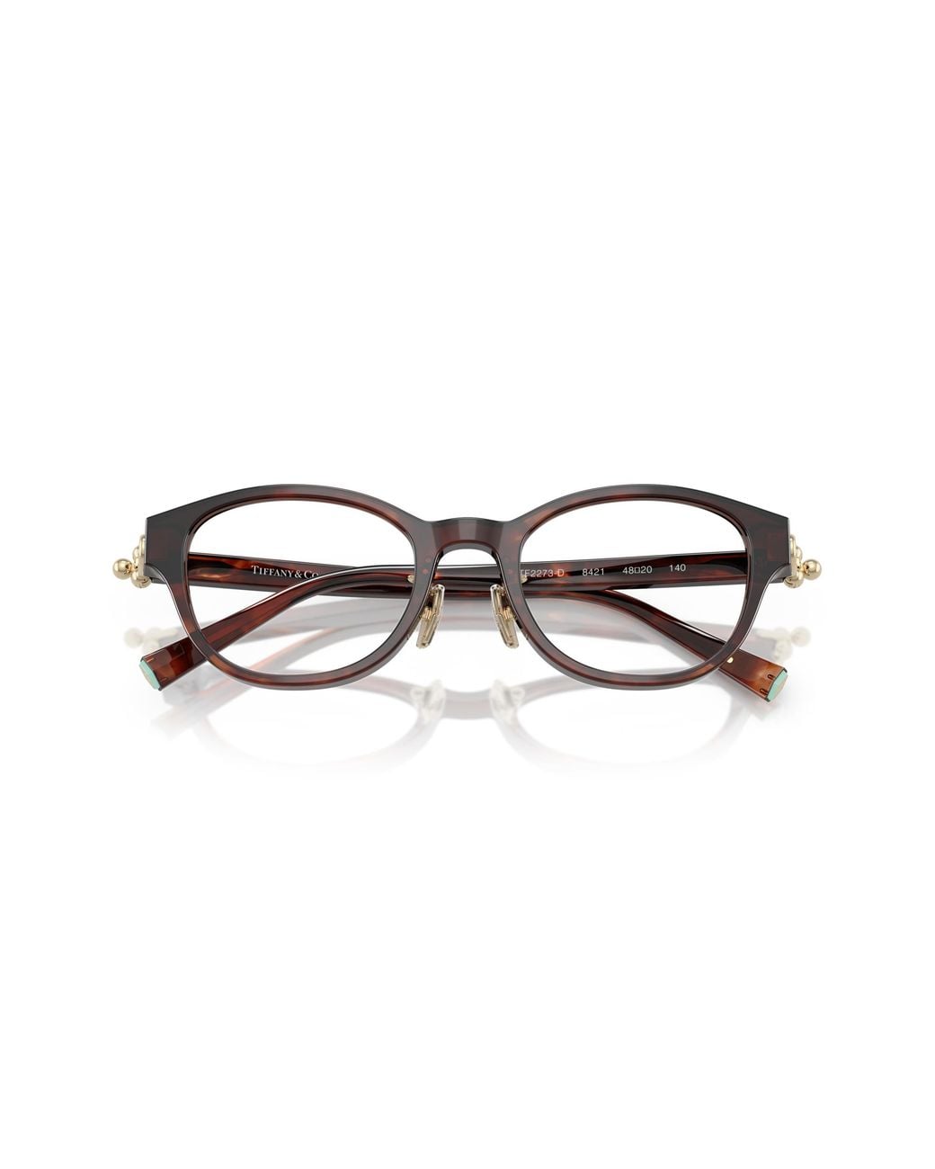 Tiffany & Co Black Tf2273D 8421 Optical Frames Acetate Round Normal