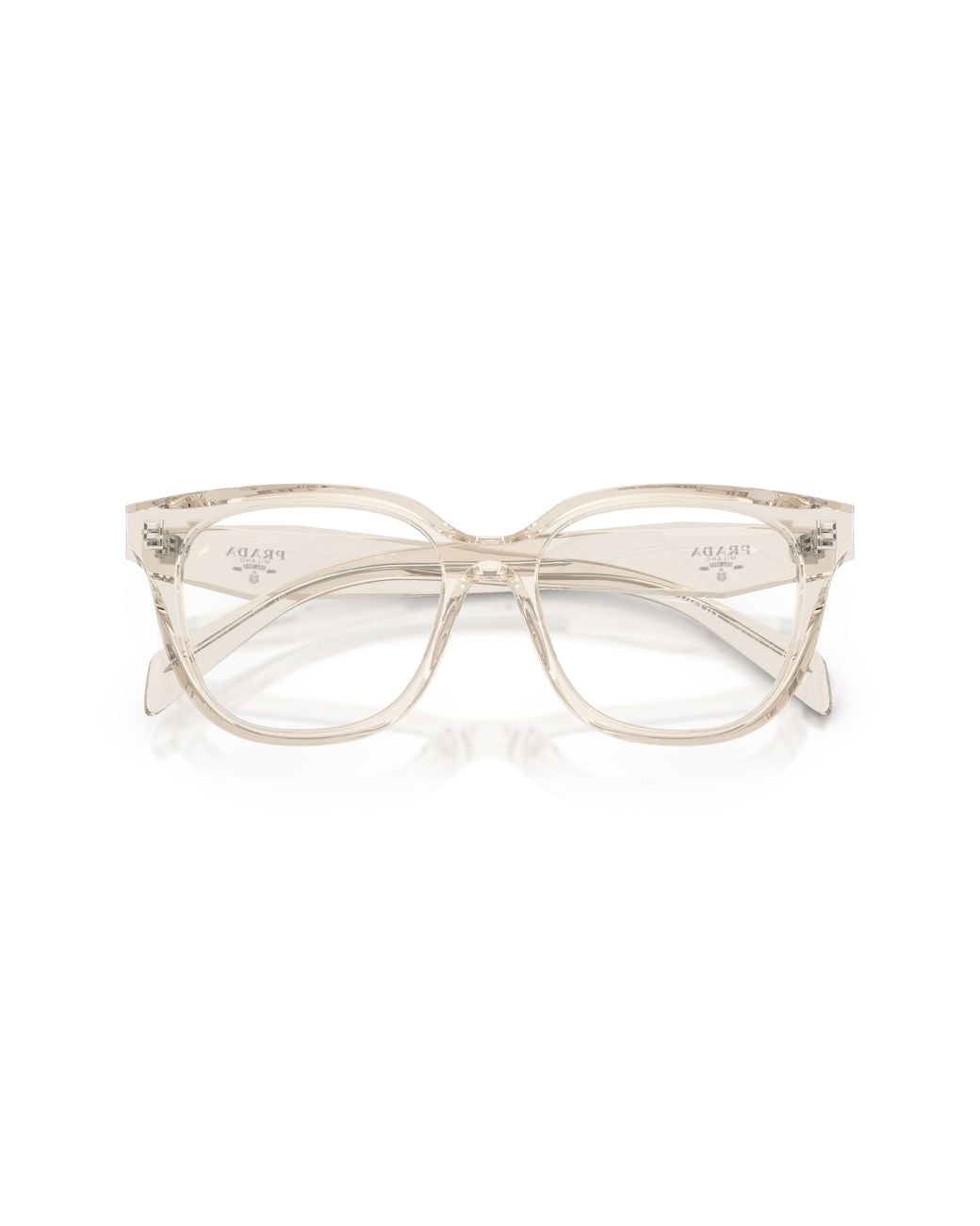 Prada Black Pr C11V 26P1O1 Optical Frames Acetate Transparent Butterfly Normal