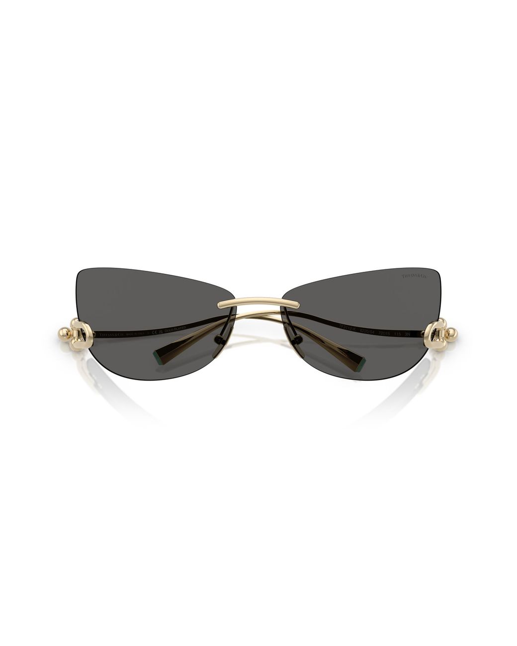Tiffany & Co Black Tf3112K 6220S4 Sunglasses Metal Geometric Normal