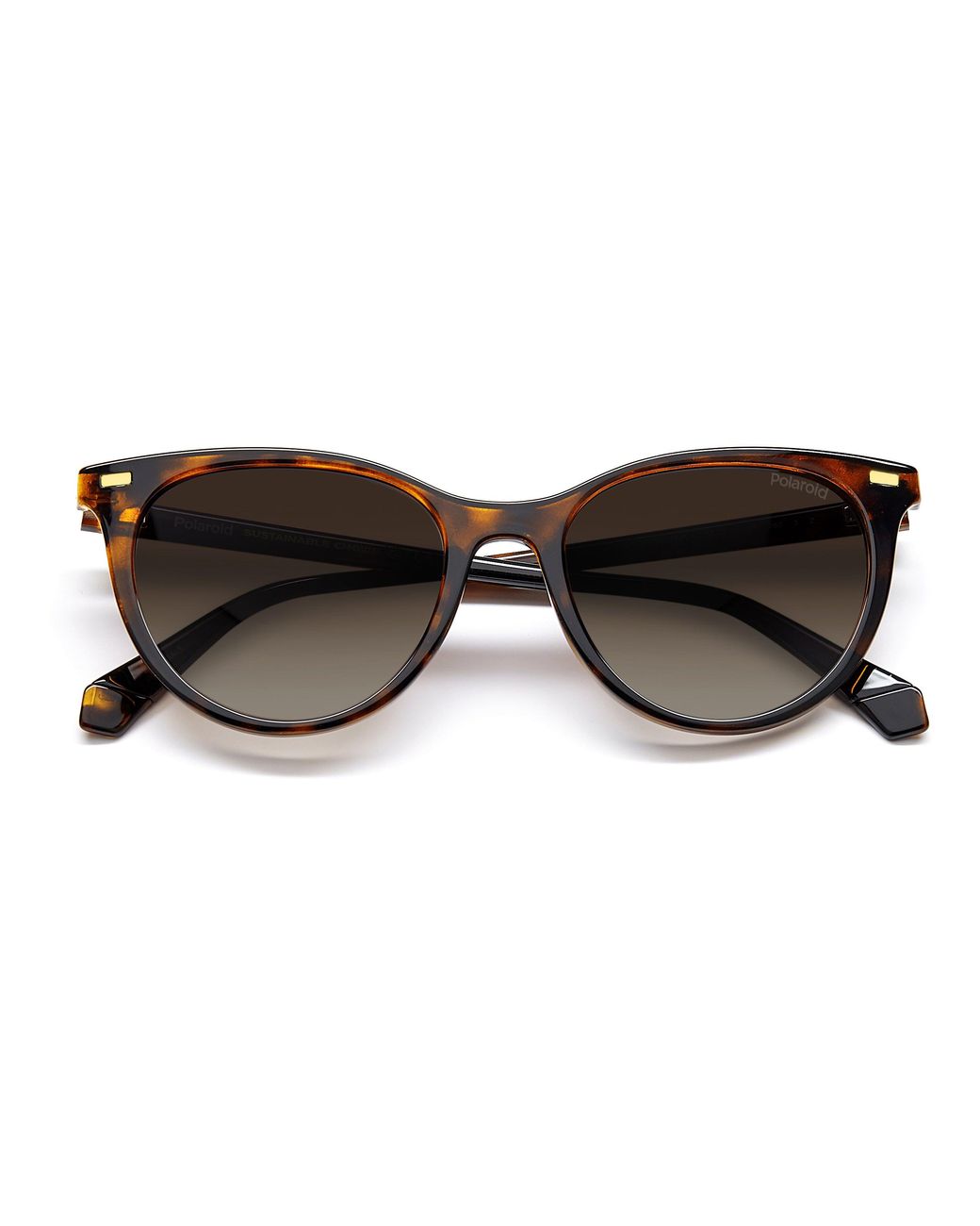 Polaroid Black Pld 4107/S 086/La Sunglasses Plastic Cat Eye Polarized Shaded