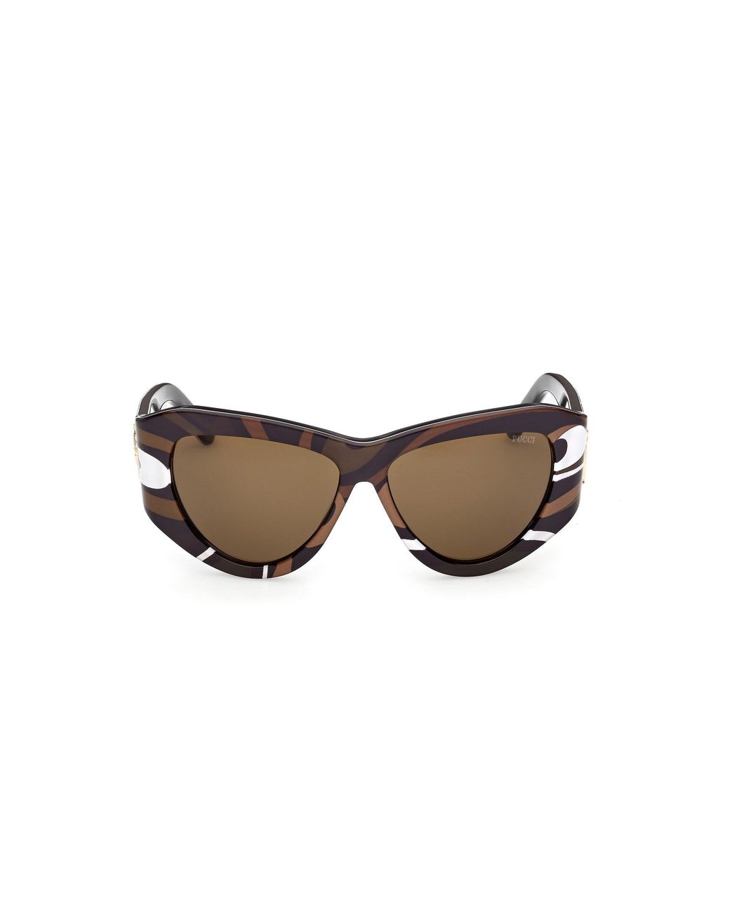 Emilio Pucci Black Ep0241 99E Sunglasses Acetate Cat Eye Normal