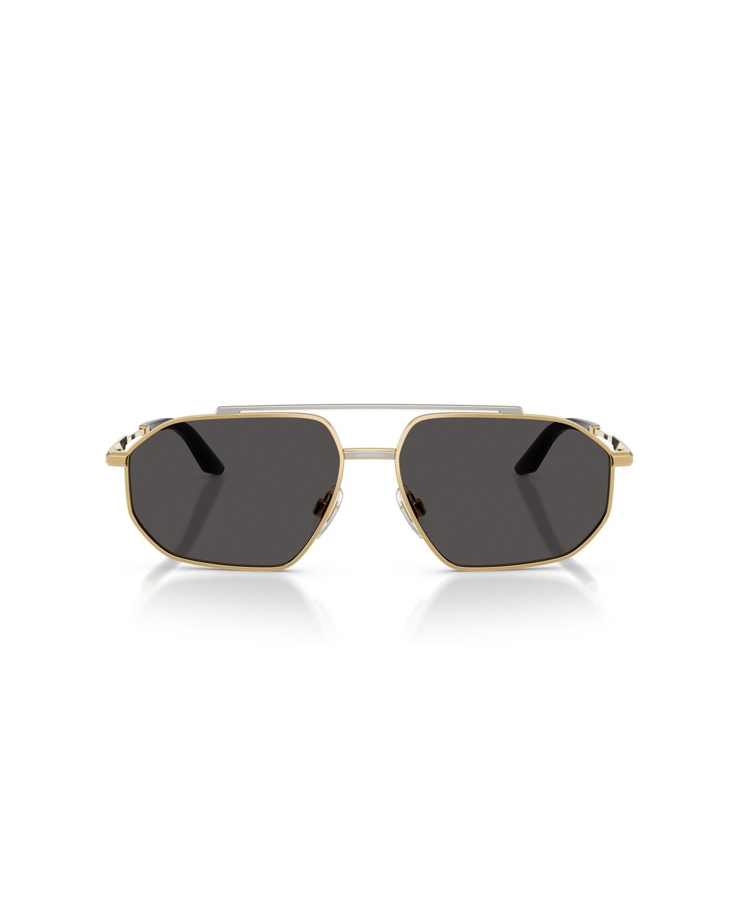 Dolce & Gabbana Black Dg2328 131387 Sunglasses Metal Pilot Normal for men