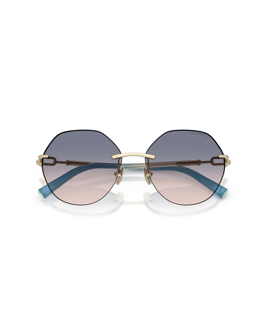 Tiffany & Co Black Tf3123 619116 Sunglasses Metal Geometric Normal Nuanced