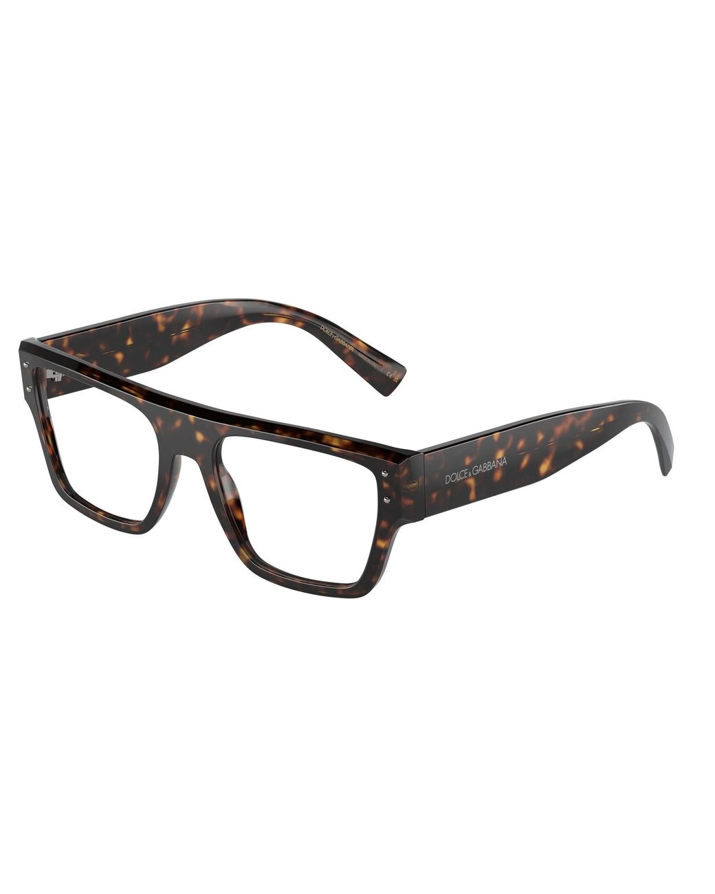 Dolce & Gabbana Black Dg3384 502 Optical Frames Acetate Transparent Squared Normal for men