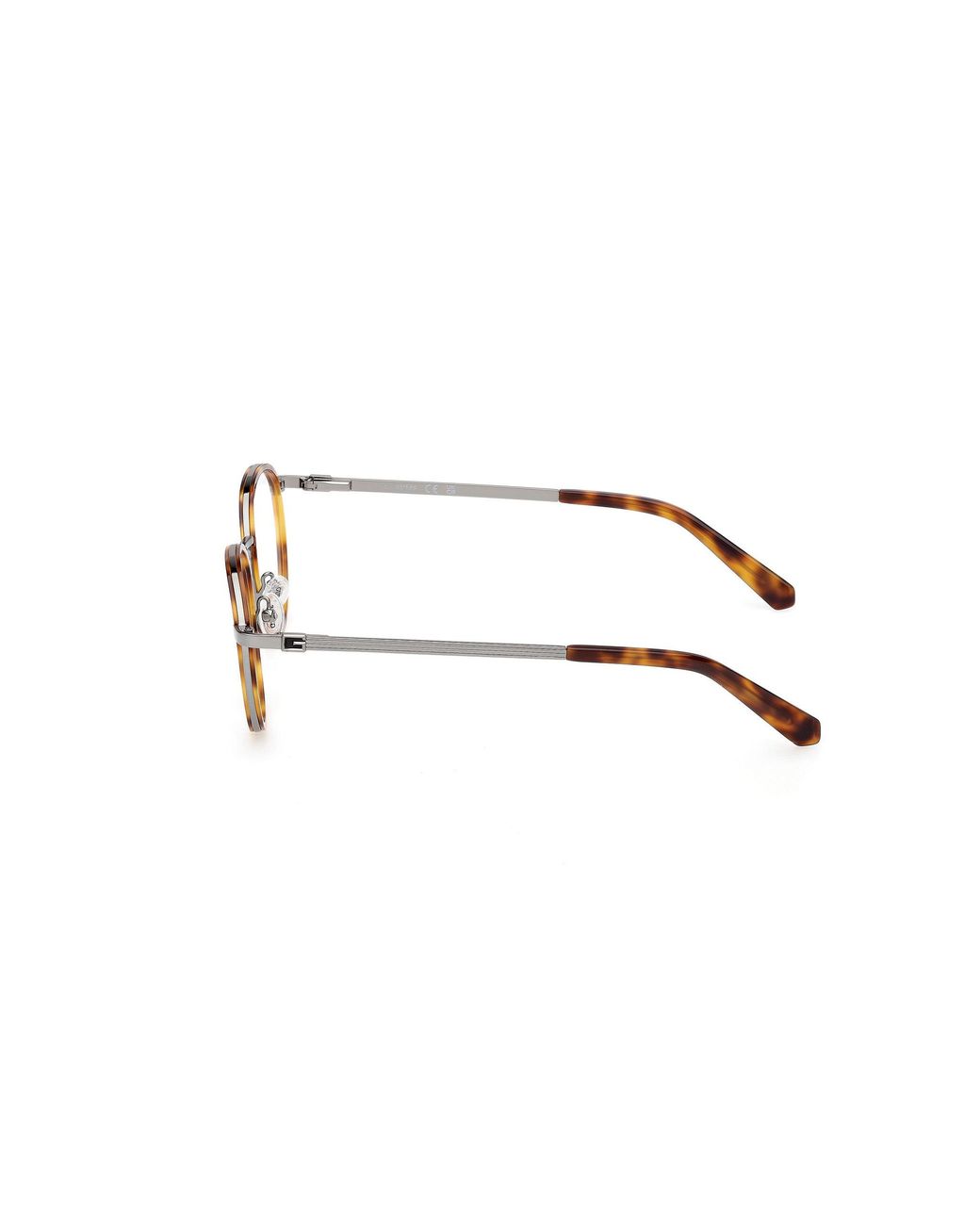 Guess Black Gu50324 53 Optical Frames Injected Round Normal for men