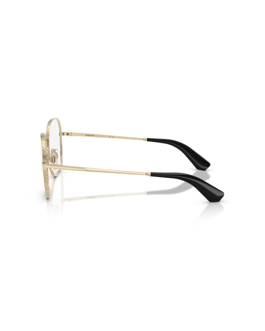 Burberry Black Be1399 1326 Optical Frames Metal Transparent Squared Normal