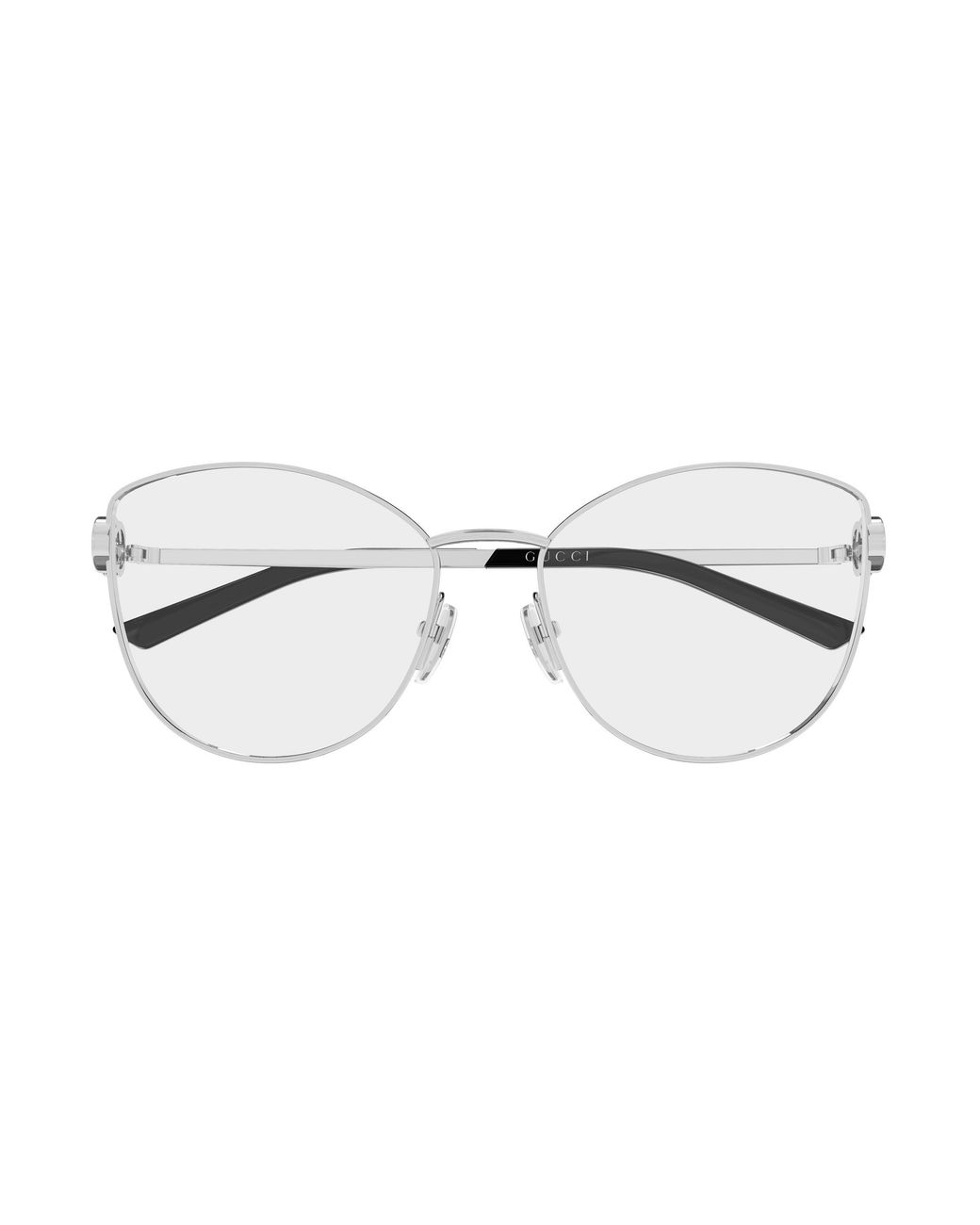 Gucci Black Gg2049O 003 Optical Frames Metal Transparent Butterfly