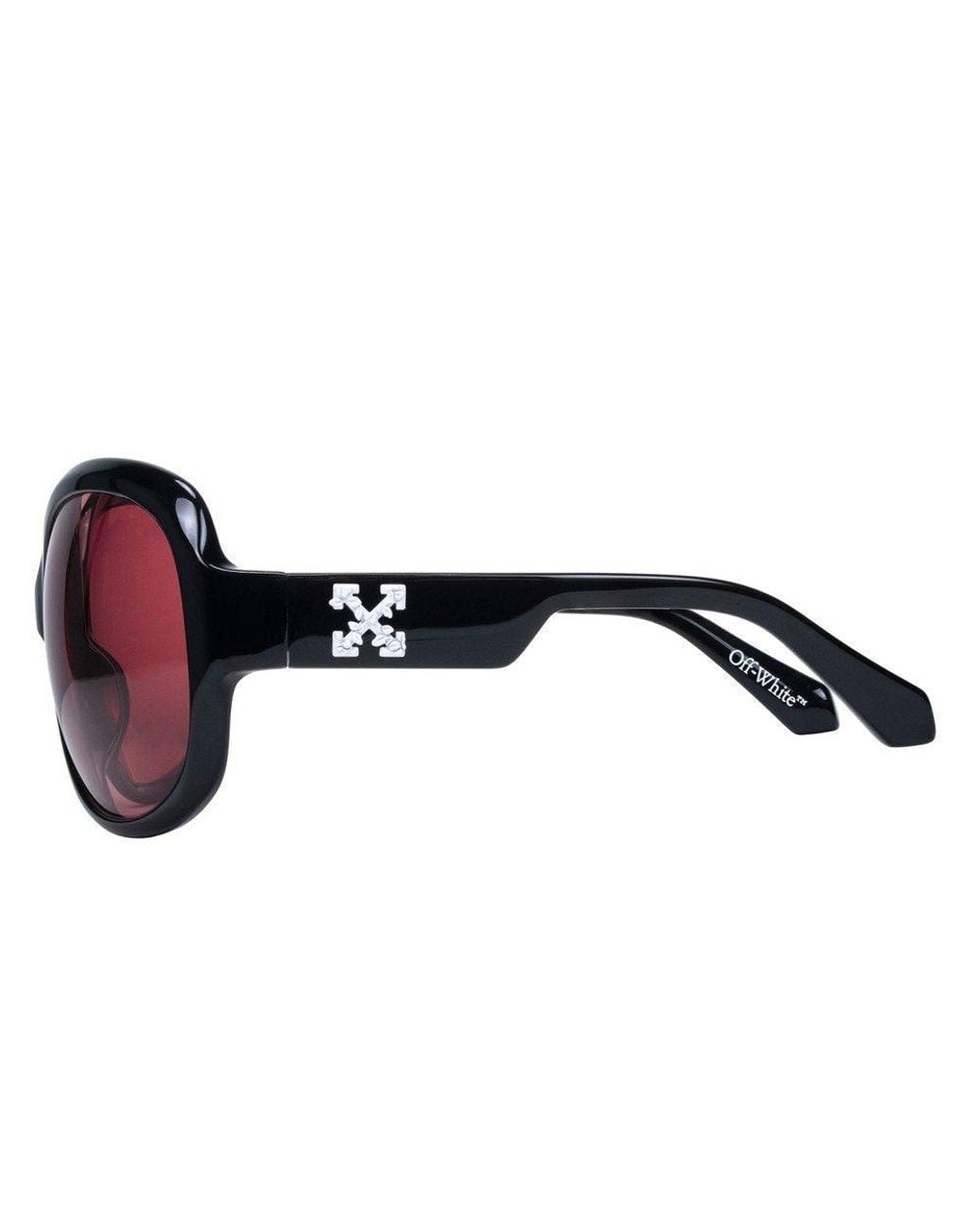 Off-White c/o Virgil Abloh Black Ow1067 Ellington 021 Sunglasses Acetate Squared Normal