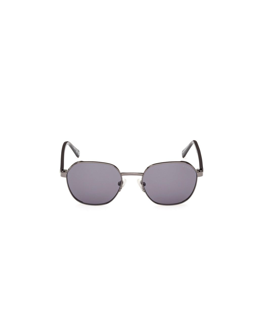 Guess Black Gu00116 08A Sunglasses Metal Round Normal for men
