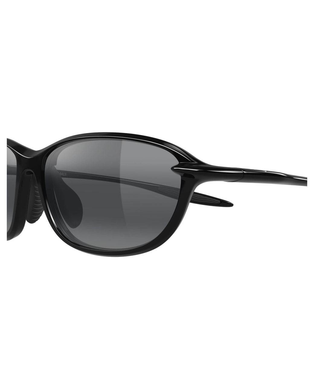 Maui Jim Black Mj0340Sa 001 Occhiali Da Sole Bio-Iniettato Grigio Geometrica